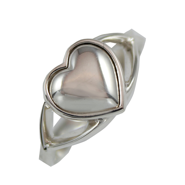 Heart in Hand Ring - Canterbury Crematorium Keepsake Jewellery Catalogue